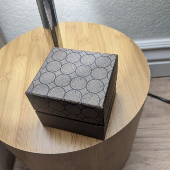 Men's Sterling Silver Onyx and Diamond Ring - Picture 2 of 7